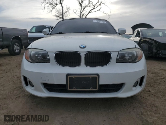 2012 BMW 1 Series 128i с VIN WBAUN1C53CVH84150, выставлен на аукционе Copart как лот 47309405 с пробегом 102 570 миль миль и Списание • Salvage title. История ставок и продаж доступна на DreamBid. Изображение 5.