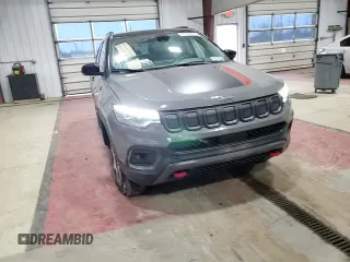 2022 Jeep Compass Trailhawk z VIN 3C4NJDDB4NT203246, wystawiony jako Copart lot #51316075 z przebiegiem 25 966 mil mil oraz Szkoda całkowita • Salvage title. Historia ofert i sprzedaży dostępna na DreamBid. Obrazek 11.
