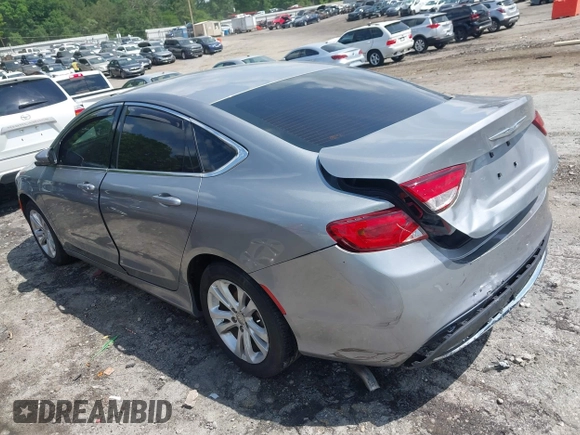 2015 Chrysler 200 Limited with VIN 1C3CCCABXFN503136, listed as a IAAI auction lot 42133998 with 96,313 mi miles and . Bid and sale history available at DreamBid. Image 3.