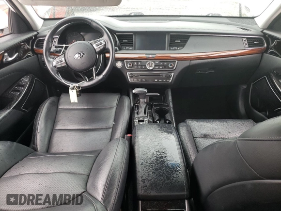 2017 Kia Cadenza Premium with VIN KNALC4J19H5073768, listed as a Copart auction lot 75085444 with 0 mi miles and Salvage Title. Bid and sale history available at carsss.com. Image 8.
