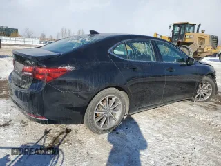 2017 Acura TLX w/Technology Pkg with VIN 19UUB1F56HA800152, listed as a Copart auction lot 42673115 with 0 mi miles and Salvage Title. Bid and sale history available at carsss.com. Image 3.