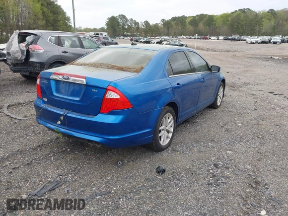 2011 Ford Fusion SEL with VIN 3FAHP0JAXBR321719, listed as a IAAI auction lot 41929293 with 167,040 mi miles. Bid and sale history available at carsss.com. Image 4.