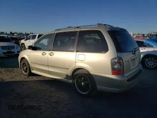 2004 Mazda MPV ES with VIN JM3LW28J840505124, listed as a Copart auction lot 78191914 with 186,992 mi miles and Salvage Title. Bid and sale history available at carsss.com. Image 2.