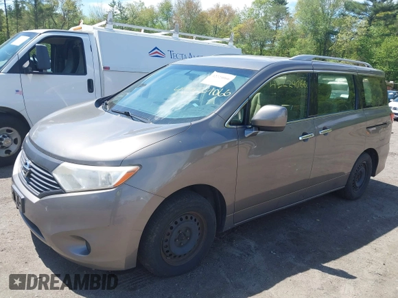 2014 Nissan Quest S with VIN JN8AE2KP1E9101017, listed as a IAAI auction lot 42224066 with 230,317 mi miles and . Bid and sale history available at DreamBid. Image 6.
