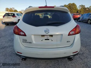 2009 Nissan Murano S with VIN JN8AZ18U19W019825, listed as a Copart auction lot 86984994 with 109,466 mi miles and Salvage Title. Bid and sale history available at carsss.com. Image 6.