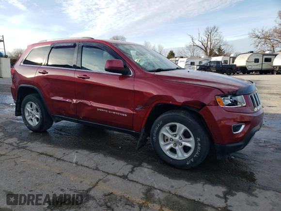 2014 Jeep Grand Cherokee Laredo with VIN 1C4RJFAG2EC415331, listed as a Copart auction lot 86904504 with 165,112 mi miles and Salvage Title. Bid and sale history available at carsss.com. Image 4.
