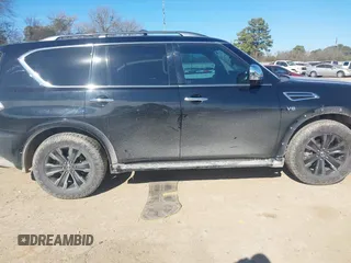2019 Nissan Armada Platinum with VIN JN8AY2NF1K9350665, listed as a IAAI auction lot 41371514 with 111,133 mi miles. Bid and sale history available at carsss.com. Image 13.
