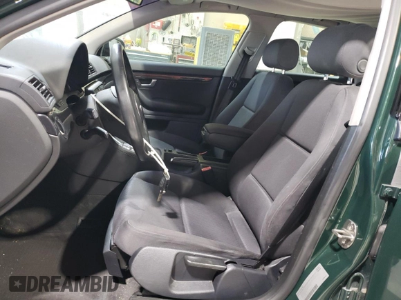 2003 Audi A4 1.8T with VIN WAULC68E63A173993, listed as a Copart auction lot 77176674 with 96,639 mi miles and Salvage Title. Bid and sale history available at carsss.com. Image 7.