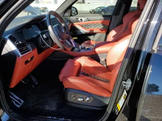 2021 BMW X5 M with VIN 5YMJU0C07M9E05854, listed as a Copart auction lot 38657883 with 14,083 mi miles. Bid and sale history available at carsss.com. Image 7.