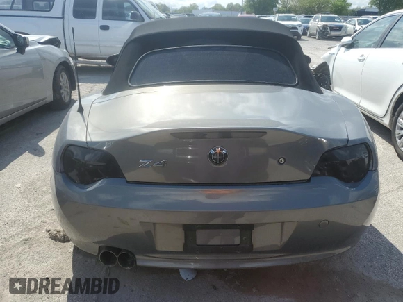2007 BMW Z4 3.0i with VIN 4USBU33577LW73487, listed as a Copart auction lot 54778025 with Not provided miles and Salvage title. Bid and sale history available at DreamBid. Image 10.