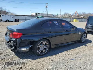 2013 BMW 5 Series 550i with VIN WBAFR9C54DD226730, listed as a Copart auction lot 50689595 with 95,742 mi miles and Clean Title. Bid and sale history available at carsss.com. Image 3.