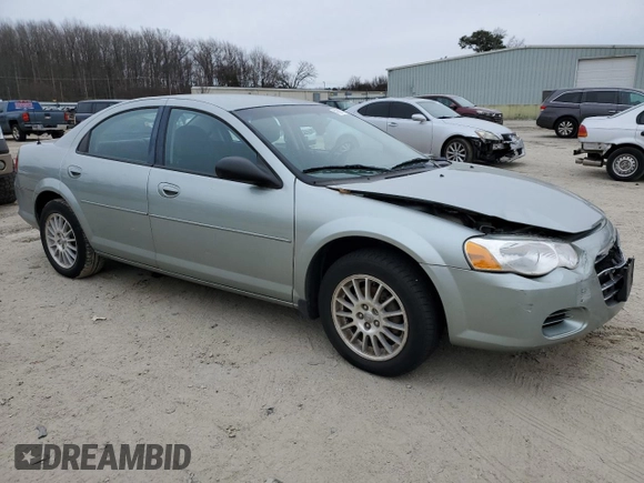 2005 Chrysler Sebring Touring with VIN 1C3EL56R65N622875, listed as a Copart auction lot 41387775 with 61,253 mi miles and Salvage title. Bid and sale history available at DreamBid. Image 4.