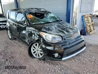 2018 Kia Soul + with VIN KNDJP3A58J7564855, listed as a Copart auction lot 54271355 with 92,384 mi miles and Salvage Title. Bid and sale history available at carsss.com. Image 13.
