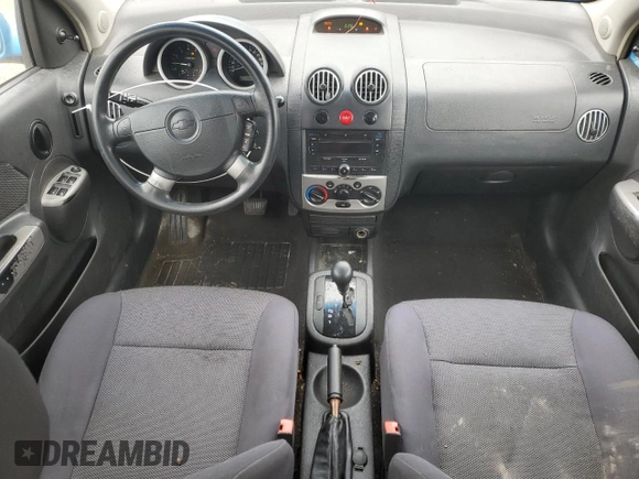 2006 Chevrolet Aveo LT with VIN KL1TG666X6B645735, listed as a Copart auction lot 51172155 with 140,489 mi miles and Salvage title. Bid and sale history available at DreamBid. Image 8.