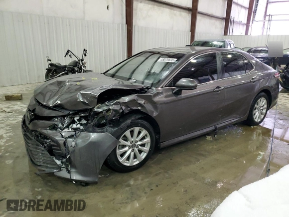 2020 Toyota Camry LE with VIN 4T1C11AK8LU345110, listed as a Copart auction lot 45879535 with 142,356 mi miles and Non Repairable. Bid and sale history available at carsss.com. Image 1.