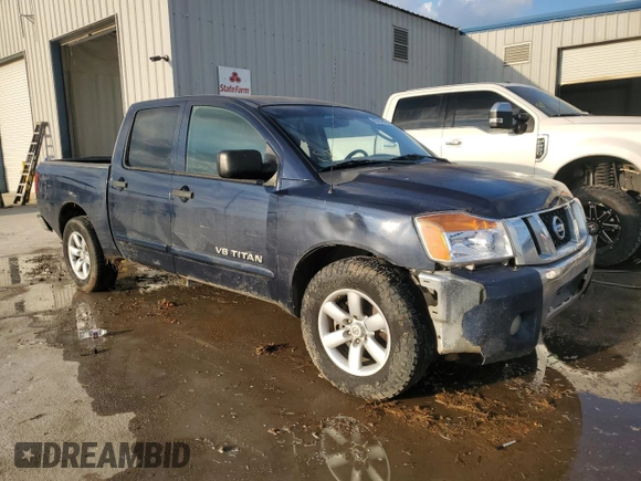 2010 Nissan Titan SE with VIN 1N6BA0EDXAN318890, listed as a Copart auction lot 43797075 with 260,208 mi miles and Salvage Title. Bid and sale history available at DreamBid. Image 4.