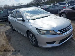 2014 Honda Accord LX z VIN 1HGCR2F33EA136724, wystawiony jako IAAI lot #41780279 z przebiegiem 162 684 mil mil oraz . Historia ofert i sprzedaży dostępna na DreamBid. Obrazek 1.