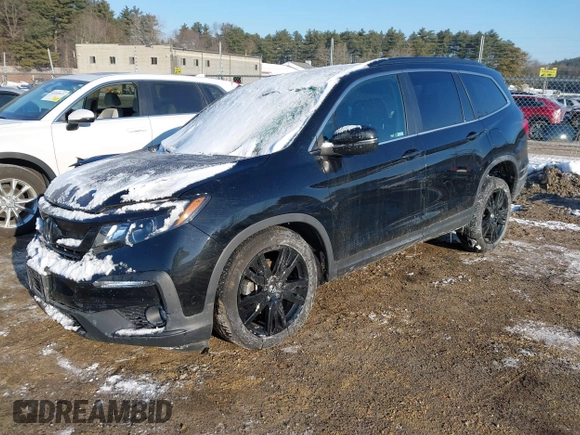 2022 Honda Pilot Special Edition with VIN 5FNYF6H20NB015763, listed as a IAAI auction lot 41392801 with 45,495 mi miles. Bid and sale history available at carsss.com. Image 18.