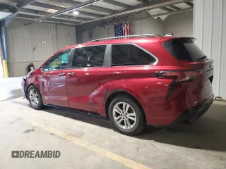 2021 Toyota Sienna XSE with VIN 5TDDSKFC4MS004368, listed as a Copart auction lot 63181665 with 53,657 mi miles and Salvage title. Bid and sale history available at DreamBid. Image 2.