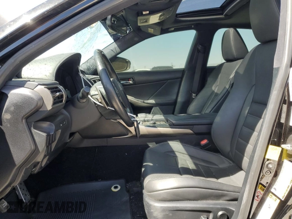 2014 Lexus IS with VIN JTHBF1D29E5020328, listed as a Copart auction lot 49854965 with 170,416 mi miles and Salvage Title. Bid and sale history available at carsss.com. Image 7.