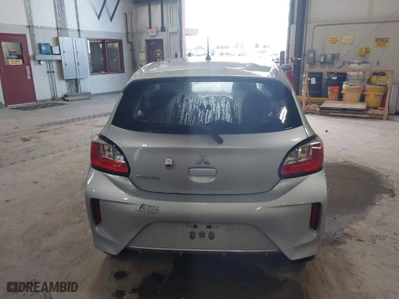 2022 Mitsubishi Mirage ES with VIN ML32AUHJ0NH002031, listed as a IAAI auction lot 41654897 with 42,863 mi miles. Bid and sale history available at carsss.com. Image 16.