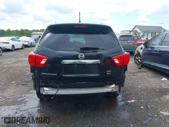 2018 Nissan Pathfinder SV with VIN 5N1DR2MM0JC609570, listed as a IAAI auction lot 42707055 with 136,893 mi miles and . Bid and sale history available at DreamBid. Image 17.