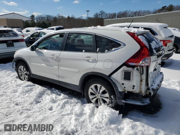 2014 Honda CR-V EX with VIN 5J6RM4H50EL042994, listed as a Copart auction lot 43607445 with 81,442 mi miles and Salvage Title. Bid and sale history available at carsss.com. Image 2.