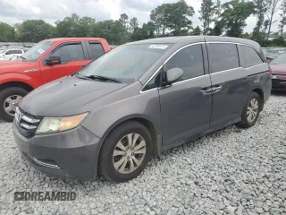 2016 Honda Odyssey EX-L z VIN 5FNRL5H67GB024375, wystawiony jako Copart lot #55239515 z przebiegiem 202 914 mil mil oraz Szkoda całkowita • Salvage title. Historia ofert i sprzedaży dostępna na DreamBid. Obrazek 1.