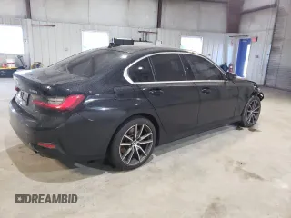 2019 BMW 3 Series 330i xDrive with VIN WBA5R7C57KAJ87310, listed as a Copart auction lot 42261105 with 0 mi miles and Salvage Title. Bid and sale history available at carsss.com. Image 3.