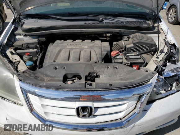 2010 Honda Odyssey EX-L with VIN 5FNRL3H77AB051869, listed as a Copart auction lot 48473815 with 248,511 mi miles and Salvage Title. Bid and sale history available at DreamBid. Image 12.