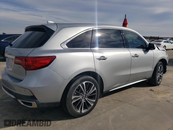 2020 Acura MDX w/Technology Pkg with VIN 5J8YD3H53LL005531, listed as a Copart auction lot 43016365 with 22,524 mi miles and Salvage Title. Bid and sale history available at carsss.com. Image 3.