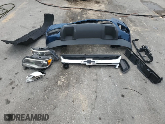 2020 Chevrolet Colorado 2WD Work Truck with VIN 1GCGSBEN5L1196511, listed as a Copart auction lot 59043585 with 25,863 mi miles and Salvage title. Bid and sale history available at DreamBid. Image 12.