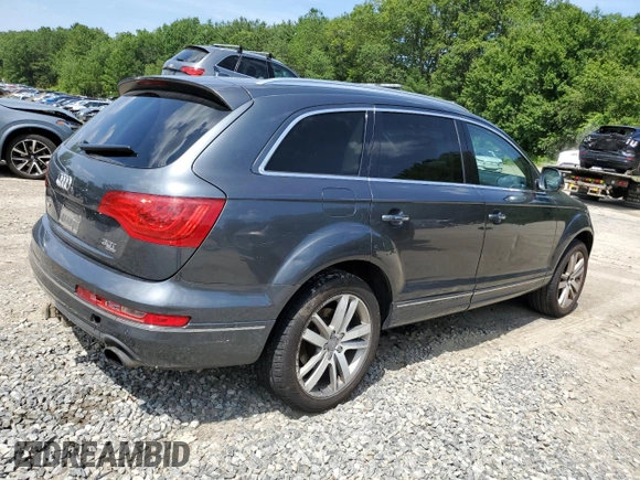 2014 Audi Q7 Premium Plus with VIN WA1LGAFE5ED009174, listed as a Copart auction lot 61073165 with 149,790 mi miles and Clean title. Bid and sale history available at DreamBid. Image 3.