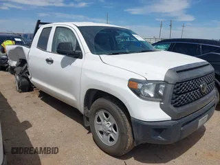 2021 Toyota Tundra SR with VIN 5TFRY5F17MX282597, listed as a IAAI auction lot 42160019 with 61,898 mi miles and . Bid and sale history available at DreamBid. Image 1.