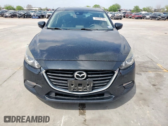 2018 Mazda 3 Touring with VIN 3MZBN1L34JM167673, listed as a Copart auction lot 51228195 with 87,427 mi miles and Clean Title. Bid and sale history available at DreamBid. Image 5.