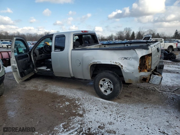 2010 Chevrolet Silverado 2500HD Work Truck with VIN 1GC5KVBG1AZ256569, listed as a Copart auction lot 84205604 with 0 mi miles and Salvage Title. Bid and sale history available at carsss.com. Image 2.