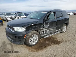 2023 Dodge Durango SXT Launch Edition with VIN 1C4RDJAG7PC617269, listed as a Copart auction lot 52991455 with 65,324 mi miles and Salvage title. Bid and sale history available at DreamBid. Image 1.