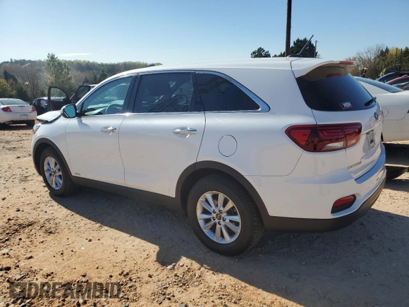 2019 Kia Sorento LX V6 with VIN 5XYPGDA50KG571741, listed as a Copart auction lot 50954195 with 136,047 mi miles and Salvage Title. Bid and sale history available at carsss.com. Image 2.
