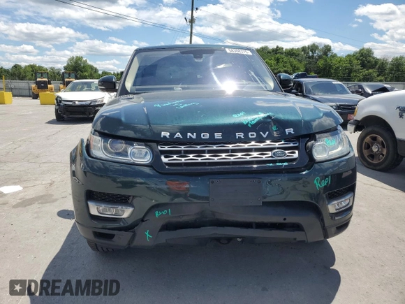2016 Land Rover Range Rover Sport HSE with VIN SALWR2PFXGA664616, listed as a Copart auction lot 58308375 with 110,139 mi miles and Salvage title. Bid and sale history available at DreamBid. Image 5.
