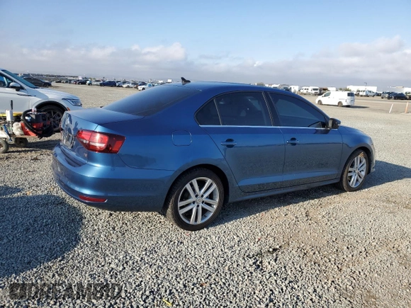 2017 Volkswagen Jetta SEL with VIN 3VWL17AJ6HM402590, listed as a Copart auction lot 54750005 with 60,509 mi miles and Salvage title. Bid and sale history available at DreamBid. Image 3.