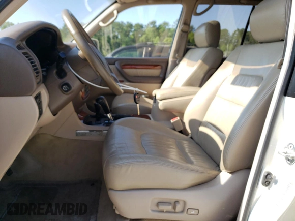 1998 Lexus LX 470 z VIN JT6HT00W3W0021133, wystawiony jako Copart lot #58240065 z przebiegiem 178 185 mil mil oraz Szkoda całkowita • Salvage title. Historia ofert i sprzedaży dostępna na DreamBid. Obrazek 7.