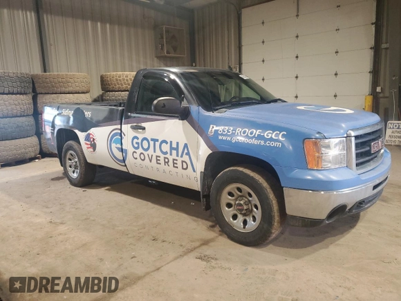 2011 GMC Sierra 1500 with VIN 1GTN2VEA5BZ112595, listed as a Copart auction lot 43603965 with 141,038 mi miles and Salvage Title. Bid and sale history available at DreamBid. Image 4.