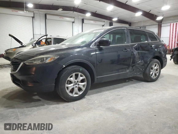 2015 Mazda CX-9 Sport with VIN JM3TB2BA0F0451468, listed as a Copart auction lot 49296095 with 177,693 mi miles and Salvage Title. Bid and sale history available at carsss.com. Image 1.