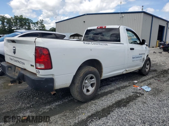 2012 Ram 1500 ST with VIN 3C6JD6DP4CG276742, listed as a Copart auction lot 57086145 with 200,771 mi miles and Salvage title. Bid and sale history available at DreamBid. Image 3.