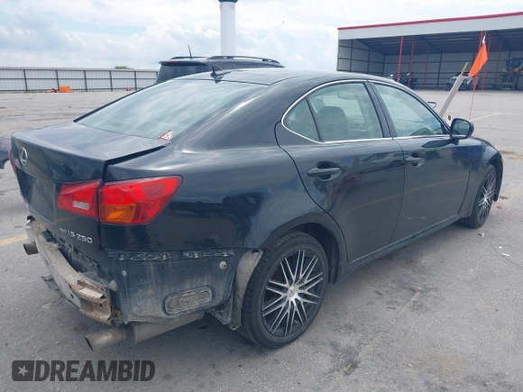 2008 Lexus IS 250 with VIN JTHCK262082019982, listed as a IAAI auction lot 42362391 with 202,105 mi miles and . Bid and sale history available at DreamBid. Image 4.