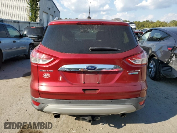 2014 Ford Escape Titanium with VIN 1FMCU0JXXEUD13856, listed as a Copart auction lot 76608764 with 116,178 mi miles and Clean Title. Bid and sale history available at carsss.com. Image 6.