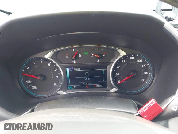 2018 Chevrolet Equinox LT with VIN 2GNAXSEV5J6340521, listed as a IAAI auction lot 42112332 with 57,857 mi miles. Bid and sale history available at carsss.com. Image 7.