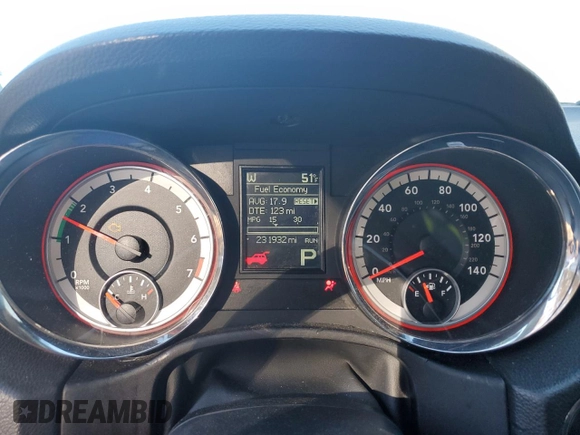 2011 Dodge Durango Crew with VIN 1D4RD4GG5BC681833, listed as a Copart auction lot 49909265 with 231,932 mi miles and Salvage Title. Bid and sale history available at carsss.com. Image 9.
