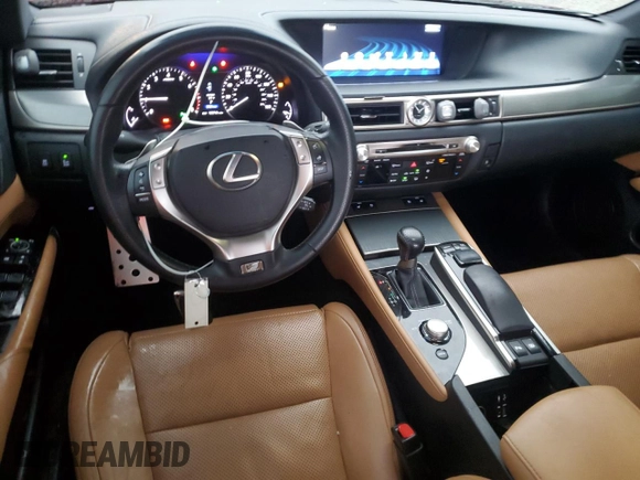 2014 Lexus GS 350 with VIN JTHBE1BL0E5030633, listed as a Copart auction lot 51604135 with 100,746 mi miles and Salvage Title. Bid and sale history available at carsss.com. Image 8.