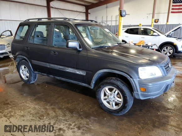 1997 Honda CR-V with VIN JHLRD1851VC032109, listed as a Copart auction lot 48504385 with 193,666 mi miles and Salvage Title. Bid and sale history available at carsss.com. Image 4.
